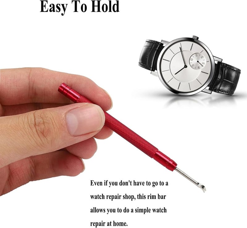 TICFROG Store Watch Hands Repair Tool Kit, Watchmakers Wristwatch Repair Tools with 3PCS Watch Hand Pressers Pusher,Removers Lever Minute Second Hand Removal, Puller Plunger Set - Image 2